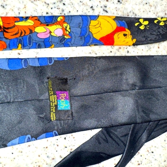 Disney Black Tie with Winnie the Pooh and Tigger Design - Picture 5 of 5